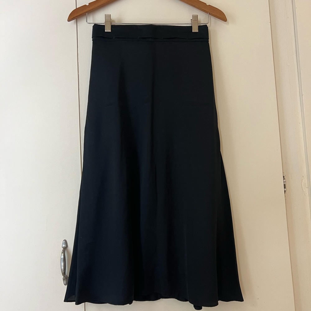 Silk COS midi skirt (high waisted fit)